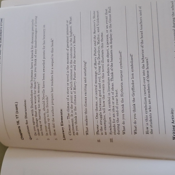 Harry Potter and the Sorcerers Stone Novel-Ties Study Guide - Paperback - Picture 10 of 12